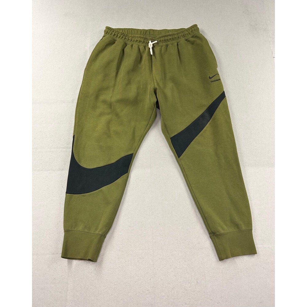 Nike Sportswear Swoosh Tech Fleece Jogger Pants Green DH1023-326 Men's XL
